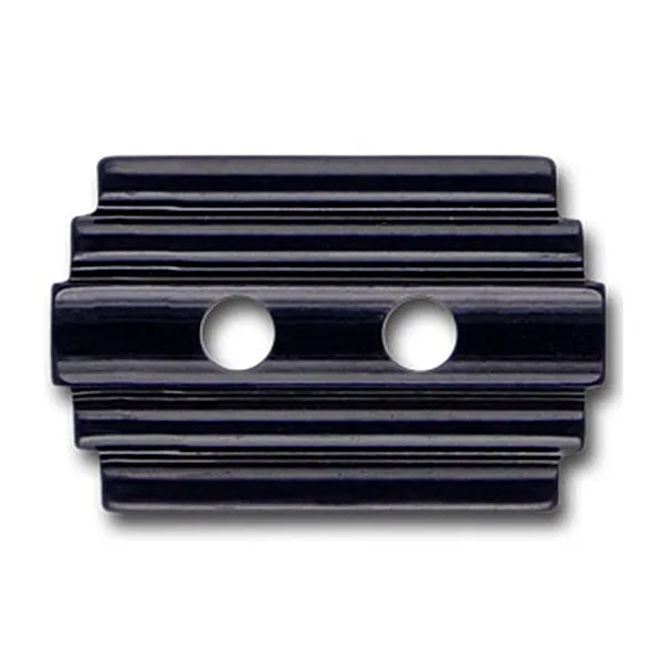 1 3/4" Dark Navy Blue Safety Blade Vintage Button