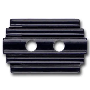 1 3/4" Dark Navy Blue Safety Blade Vintage Button