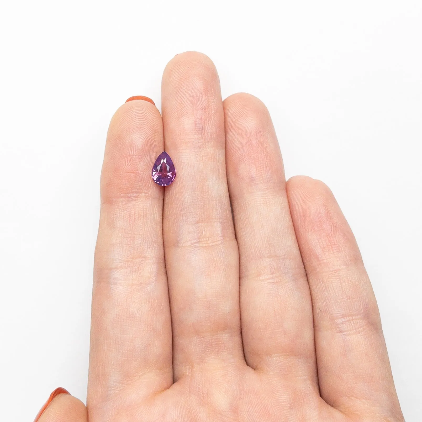 1.08ct 7.77x5.38x3.49mm Pear Brilliant Sapphire 25307-01