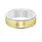 14k White Gold inside, Yellow Outside, size 10
