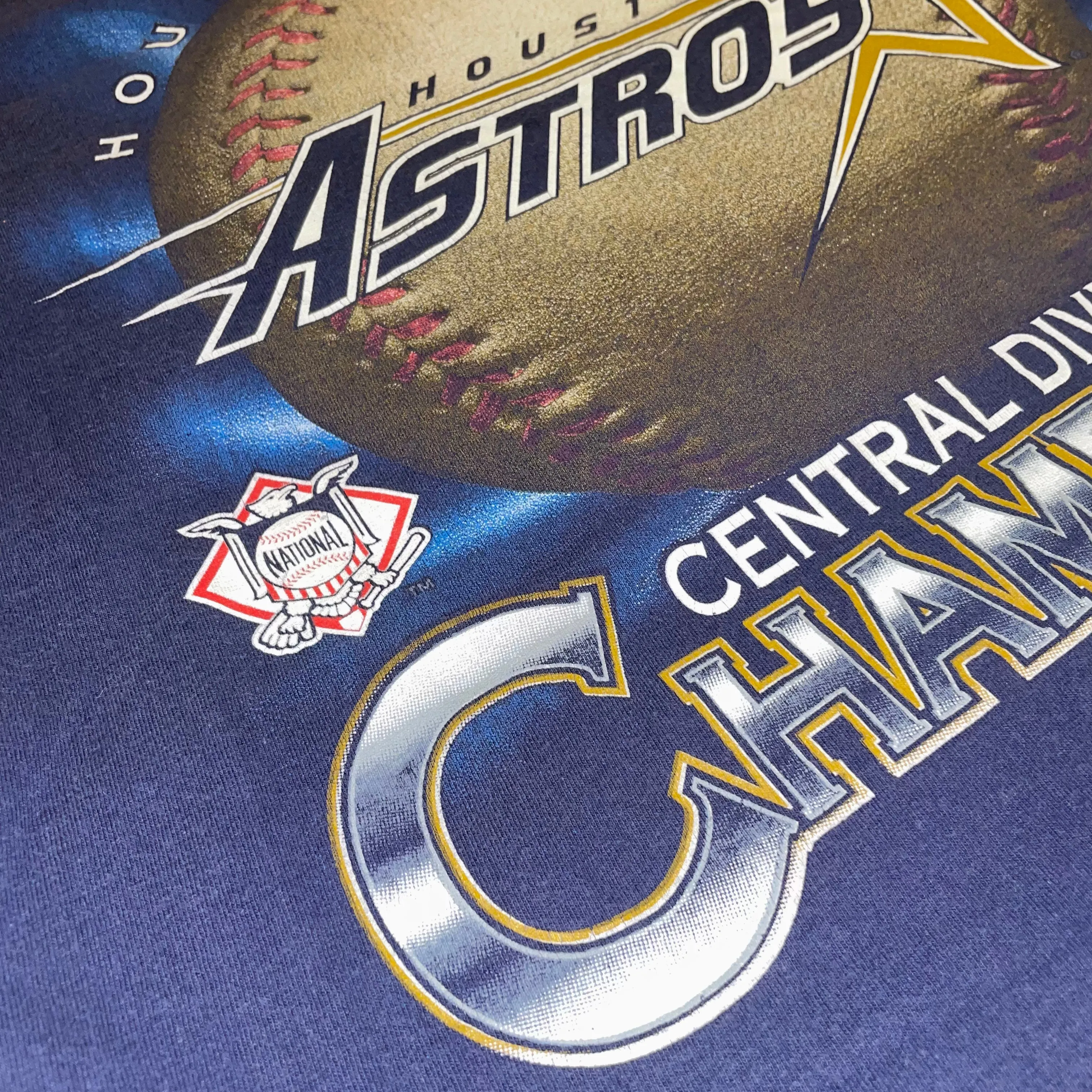 1997 Astros Central Champions Baseball Graphic Tee (Navy)