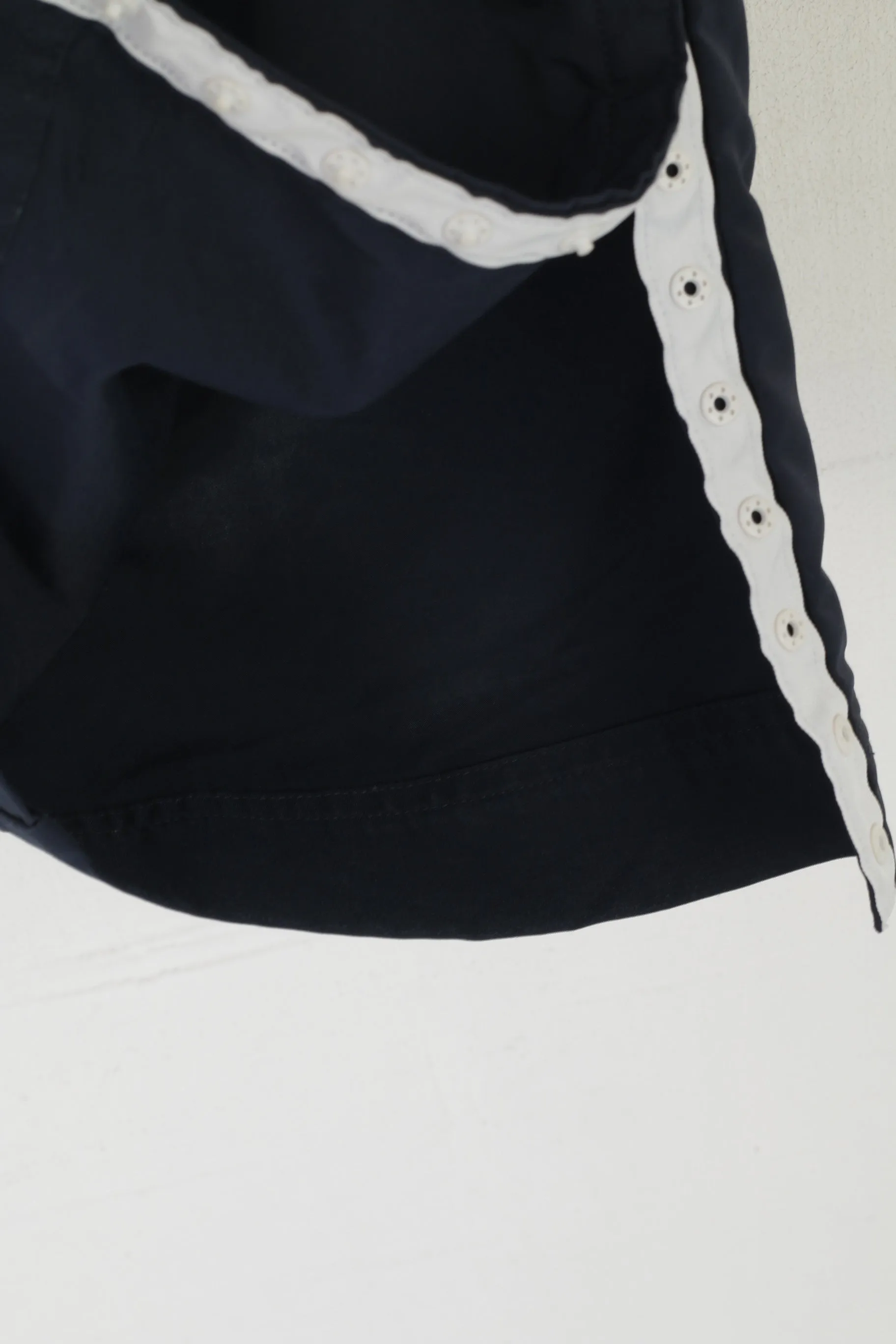 Adidas Women S Capri Pants Navy Vintage Nylon Sportswear Fitness Trousers
