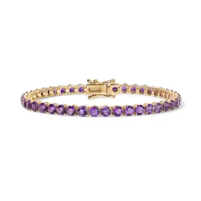 Amethyst Tennis Bracelet