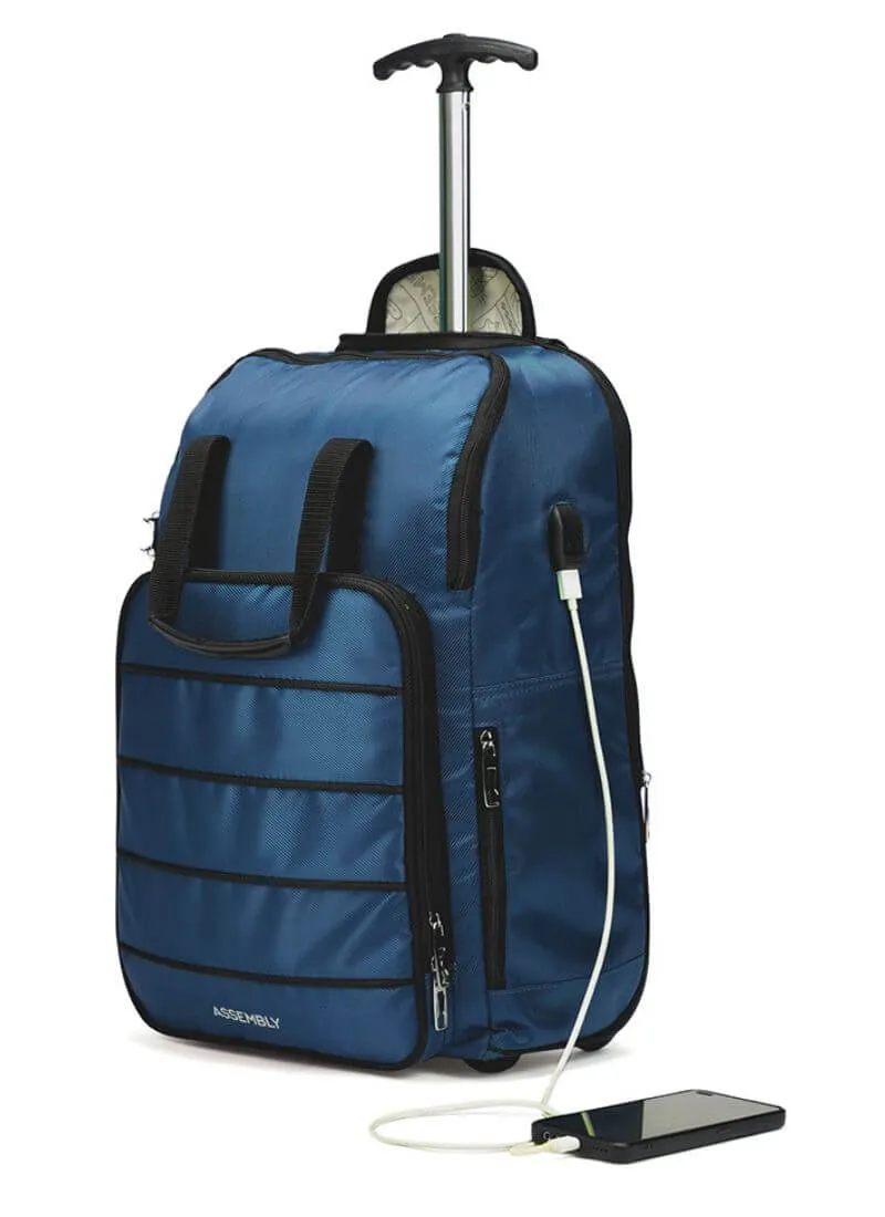 Amok | Blue | Laptop Trolley Backpack