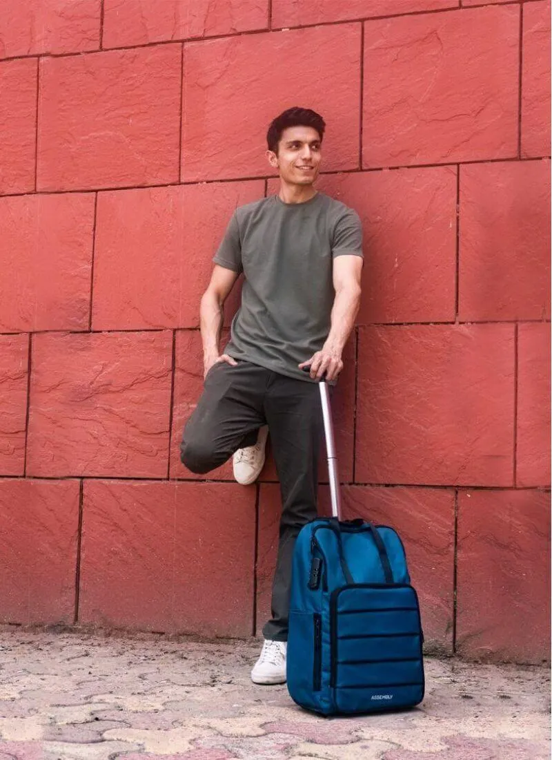 Amok | Blue | Laptop Trolley Backpack