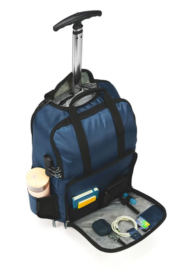 Amok | Blue | Laptop Trolley Backpack