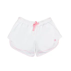 Annie Shorts | White Athleisure (13/14)