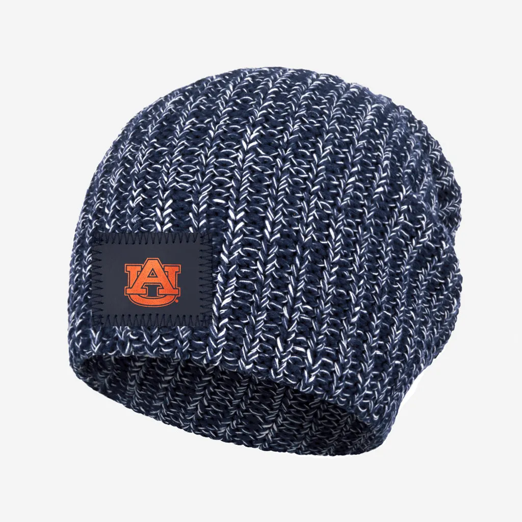 Auburn Tigers Navy and White Speckled Beanie