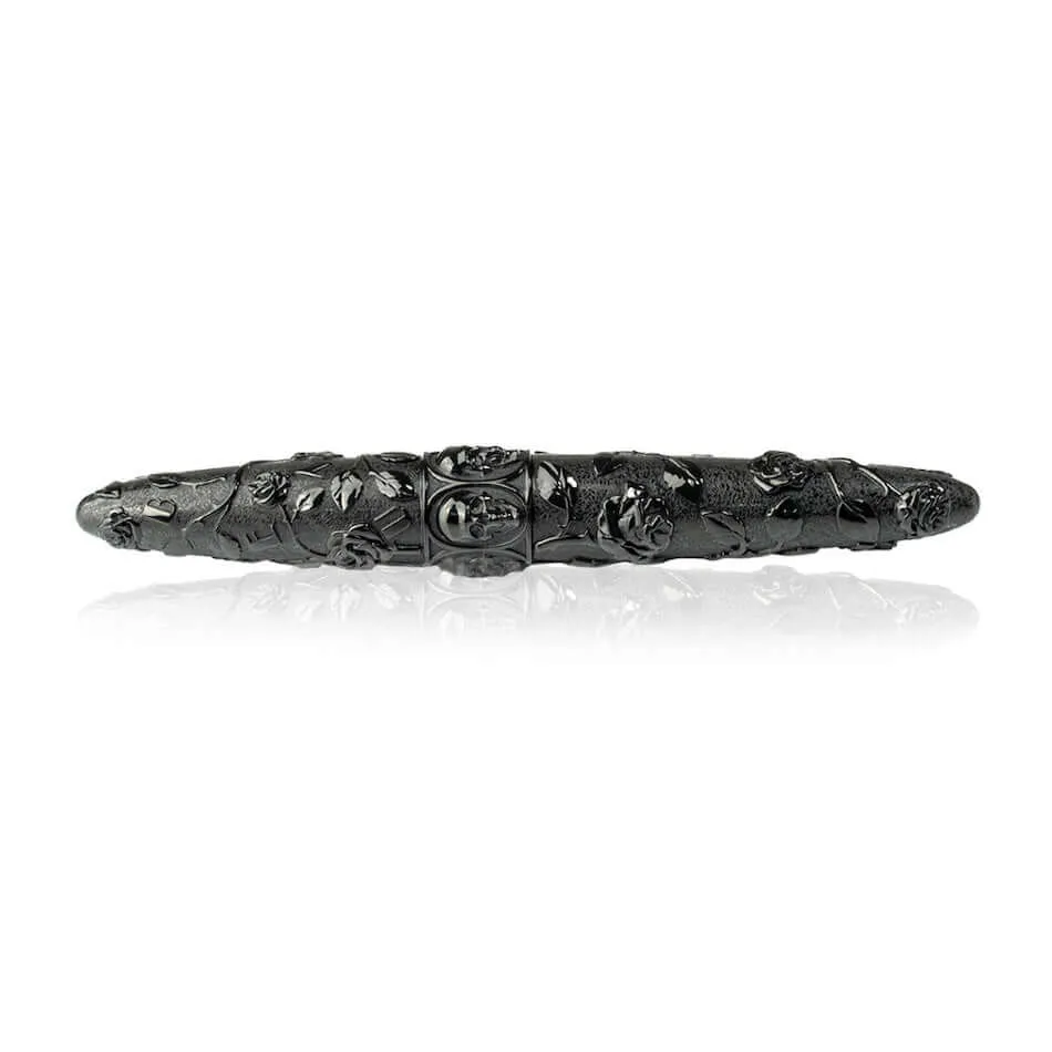 Benu Skull & Roses Fountain Pen Crow