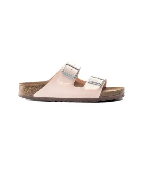 Birkenstock Arizona BirkiBuc Earthy Light Rose Vegan Sandals