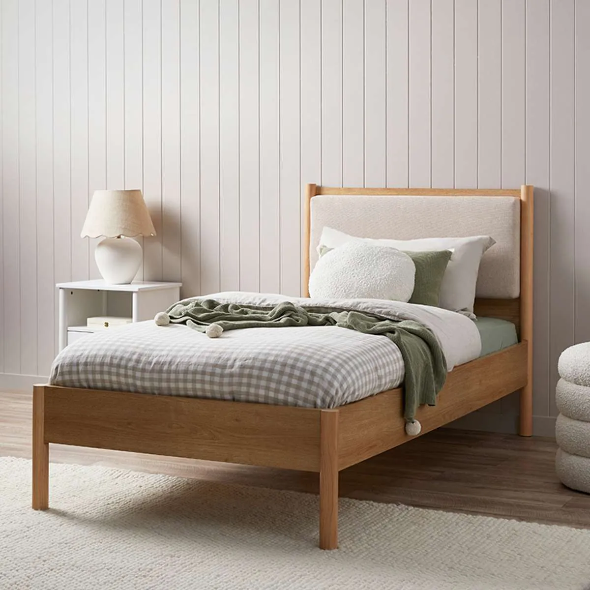 Blair Natural King Single Three Piece Bedroom Set
