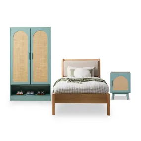 Blair Natural King Single Three Piece Bedroom Set