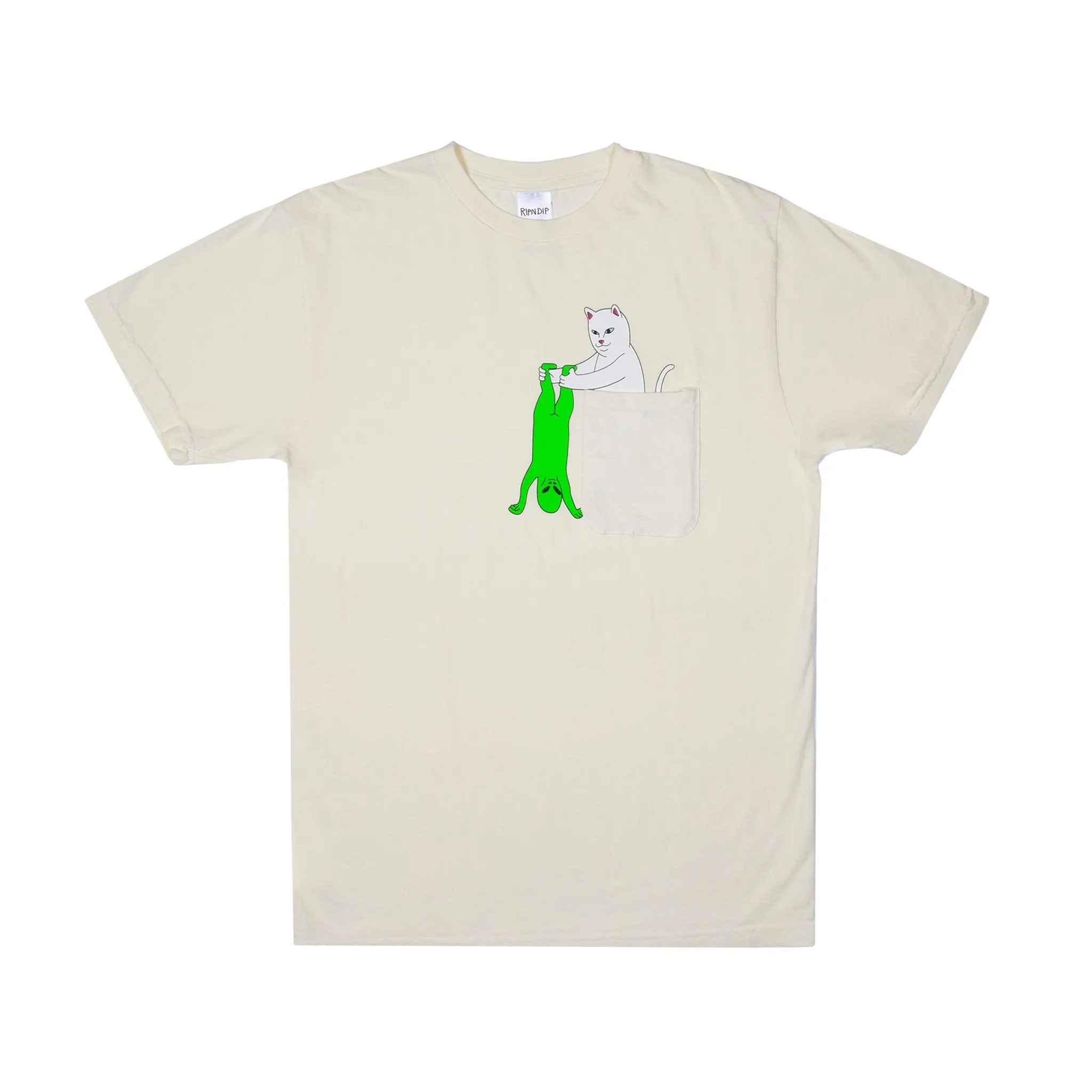 Break Yo Self Pocket Tee (Natural)