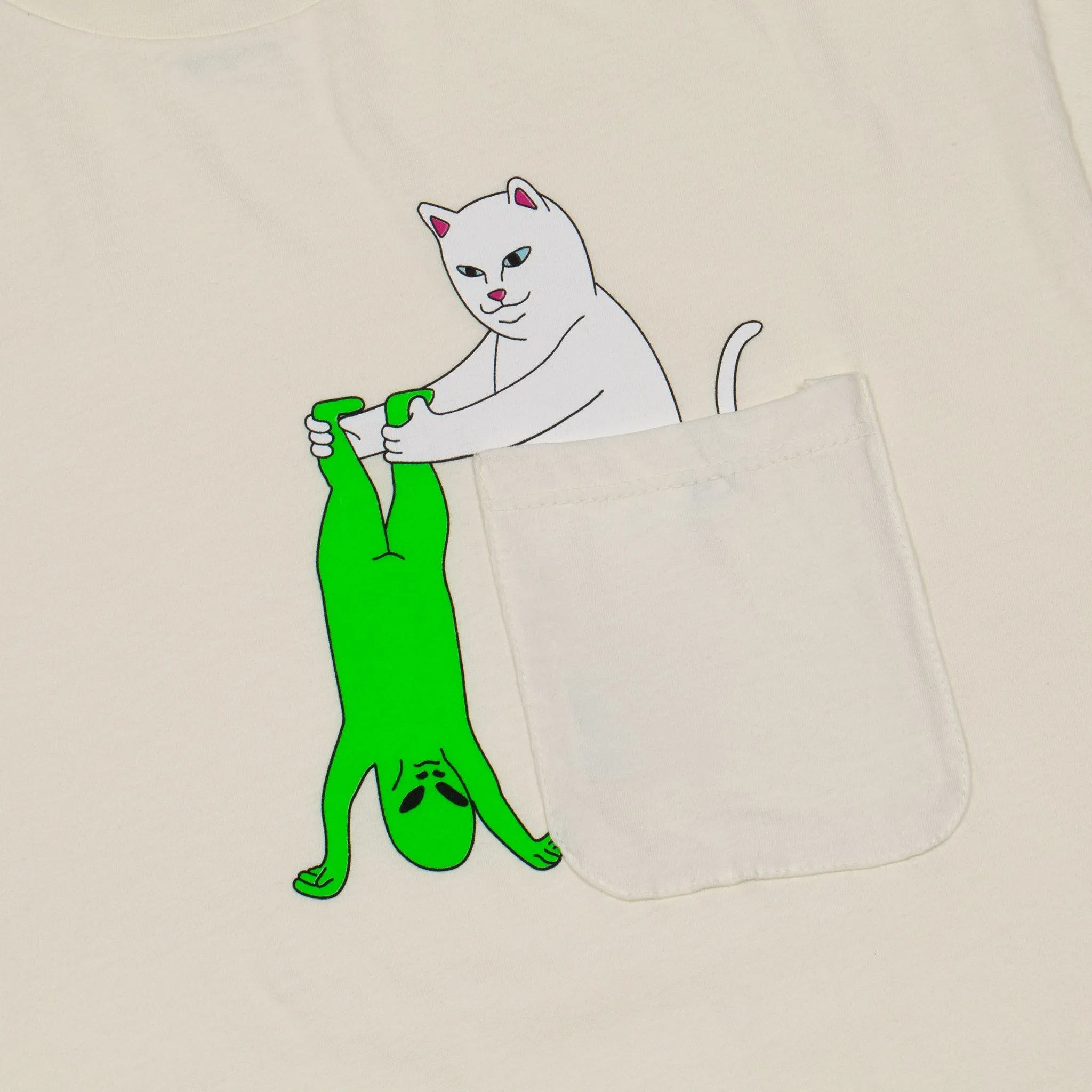 Break Yo Self Pocket Tee (Natural)