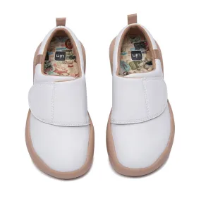 Bright White Toledo II Microfiber Leather Kids