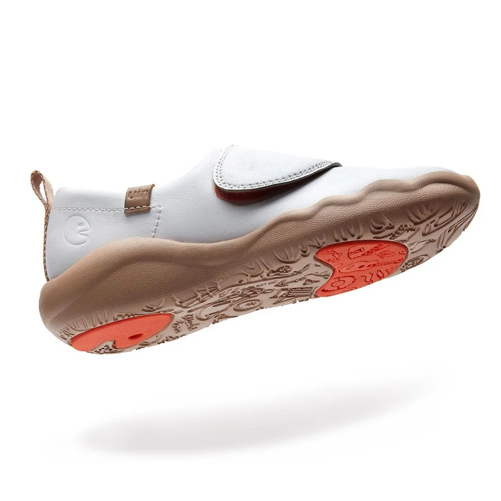Bright White Toledo II Microfiber Leather Kids