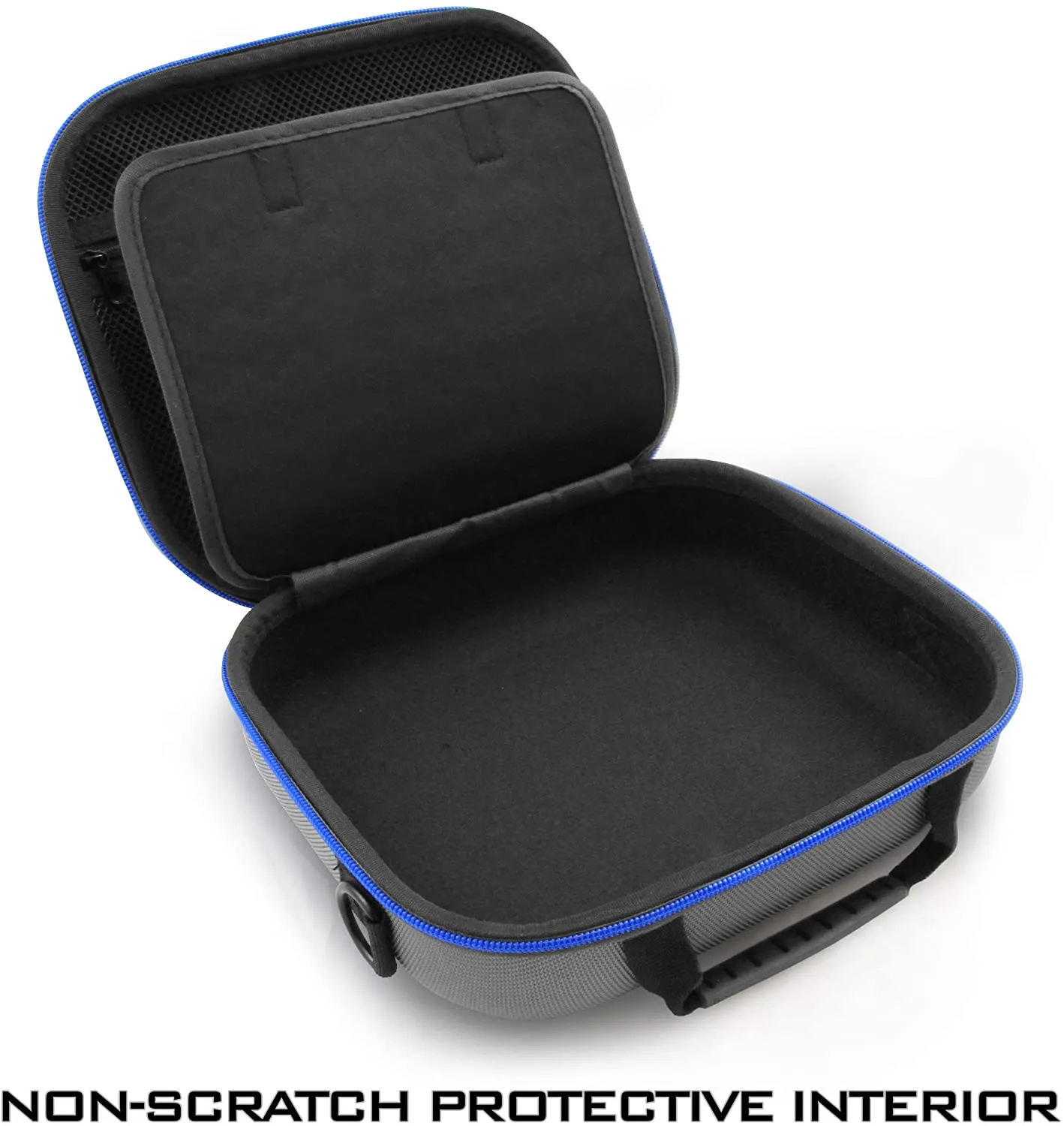 CASEMATIX Travel Case Compatible with Zoom H8 Handy Recorder - Hard Shell Carrier for Audio Recorder and Accessories with Adjustable Shoulder Strap