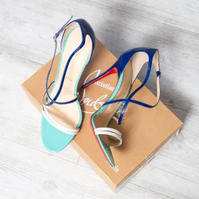 Christian Louboutin Gwynitta Neptune Sandals Size 41