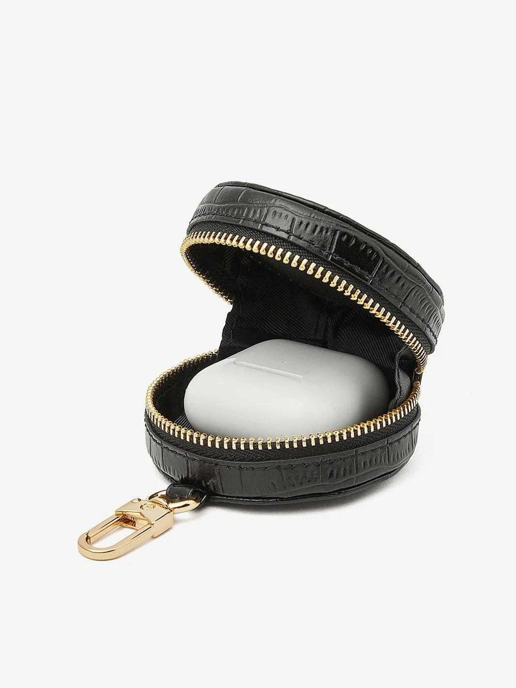 Crocodile Round Pouch