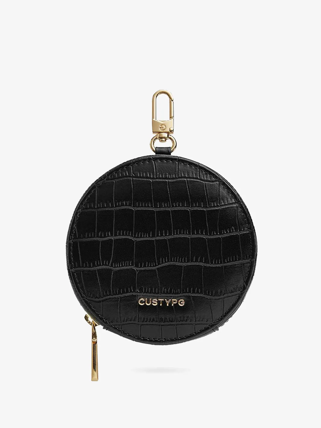 Crocodile Round Pouch