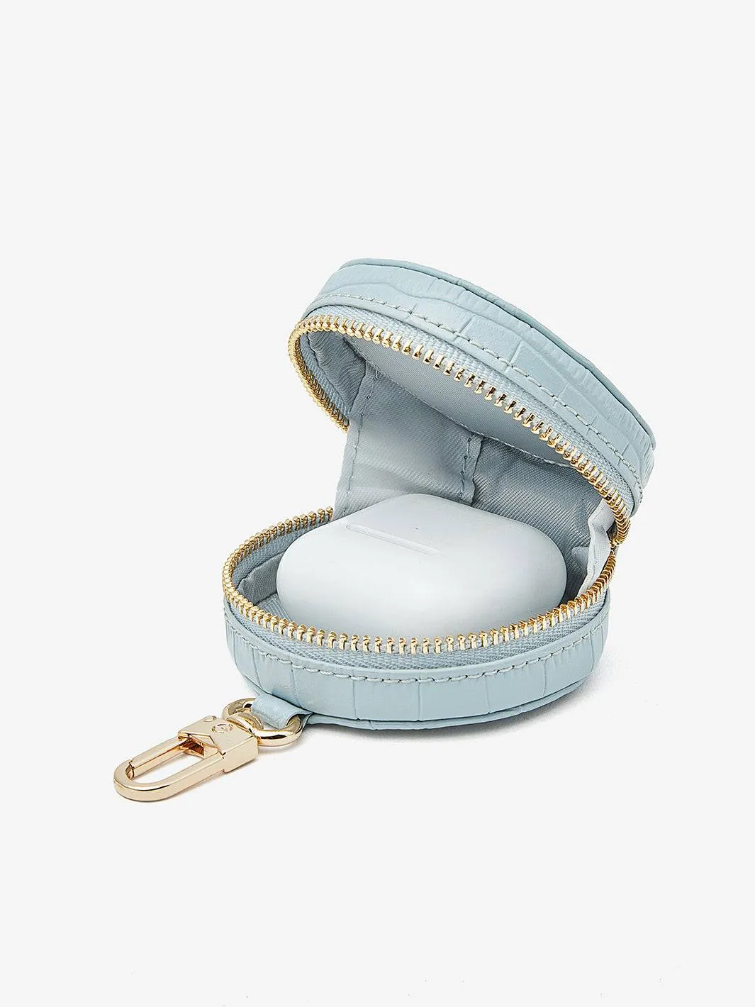 Crocodile Round Pouch