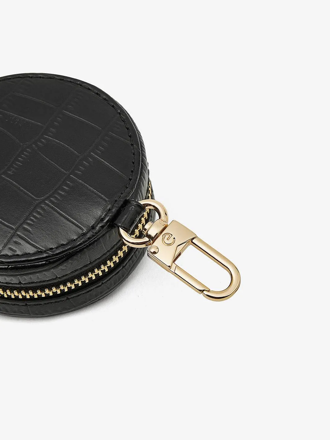 Crocodile Round Pouch