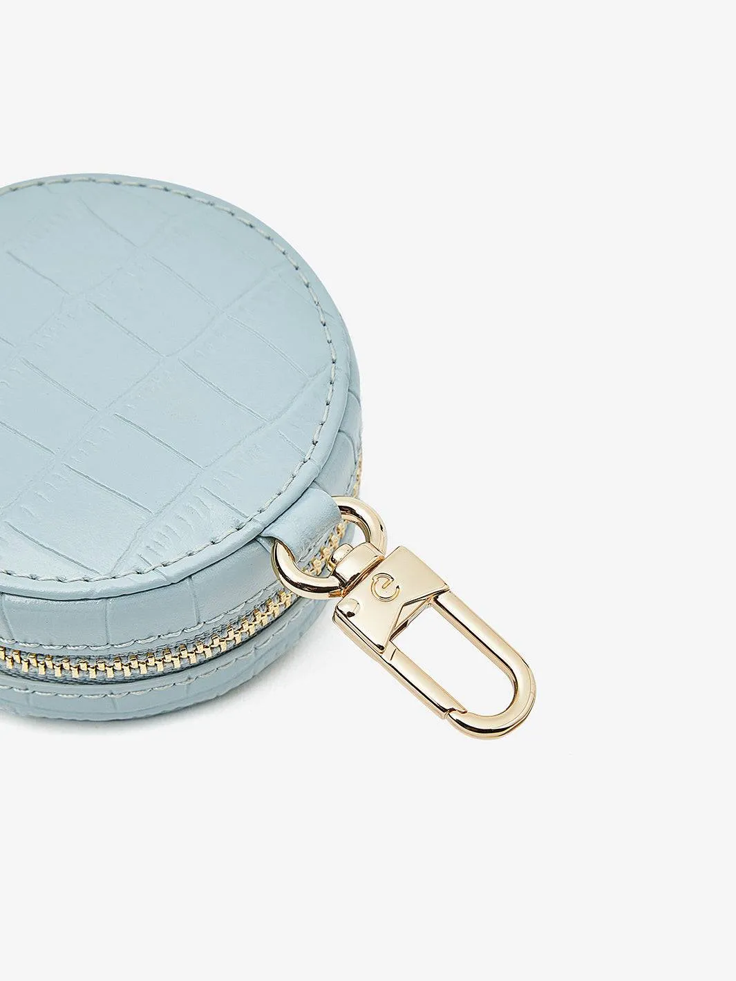 Crocodile Round Pouch