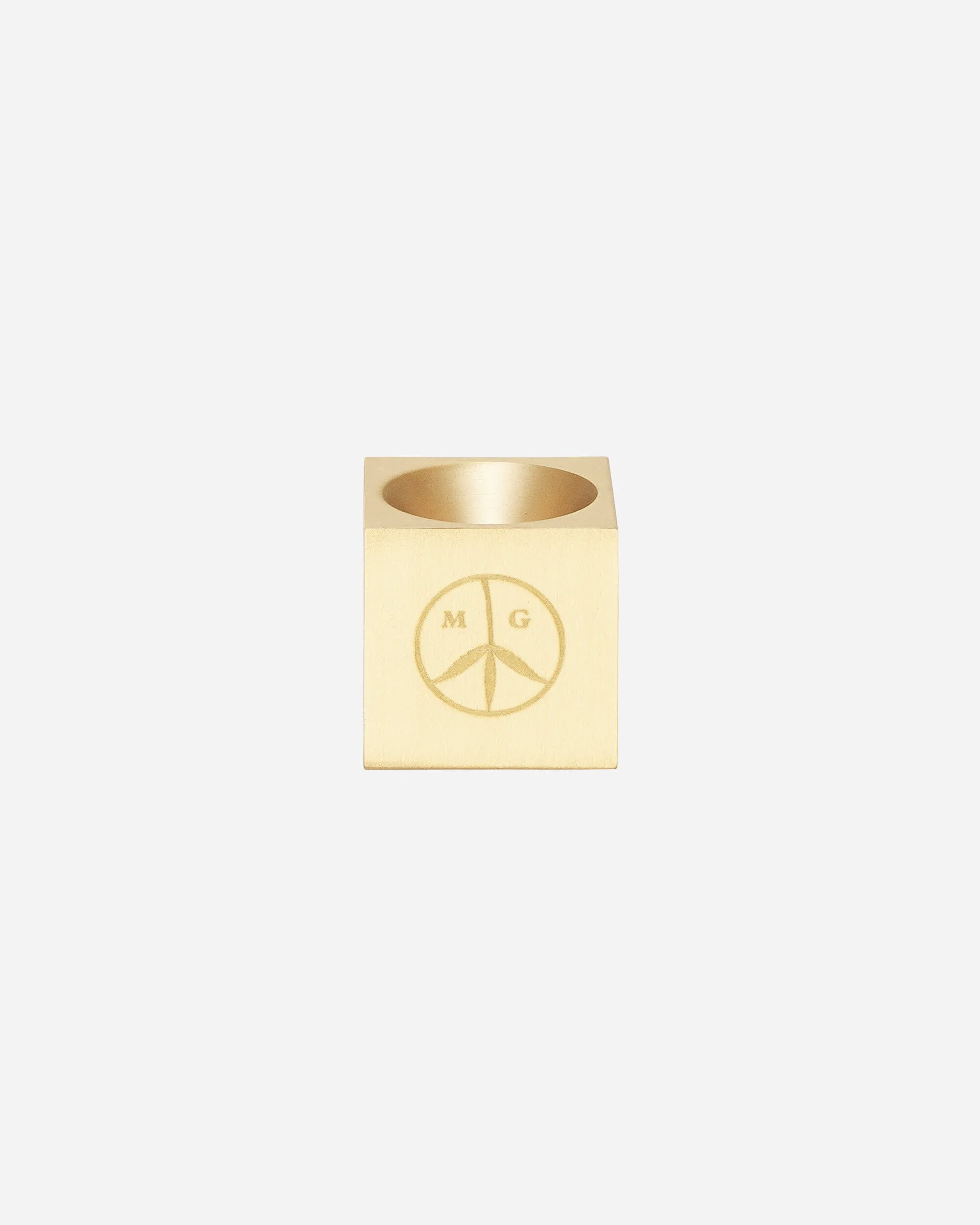 Cube Burner Brass