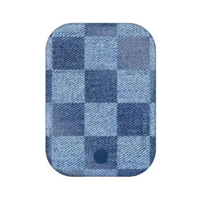 Denim Vibe Checkered MagSafe Battery Power Pack
