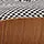 Eames® Lounge Chair and Ottoman from Herman Miller - Walnut/ Black & White Checker Fabric