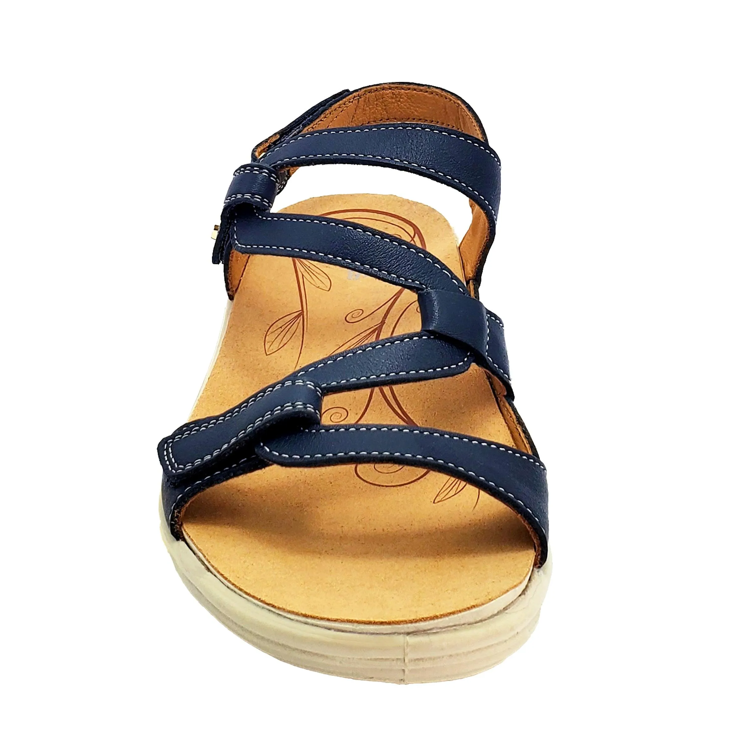 Emerald 3 Strap Leather Sandals - Classics