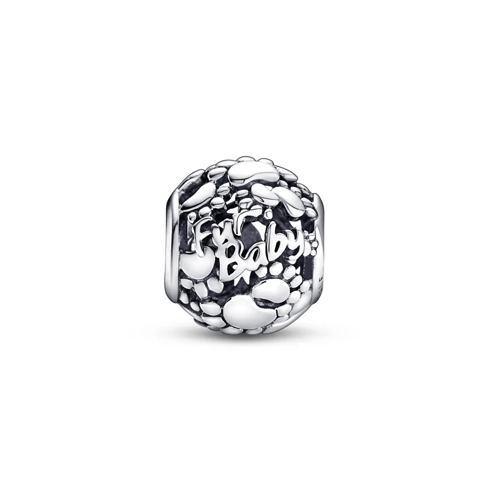 Fur Baby Hearts & Paw Prints Charm