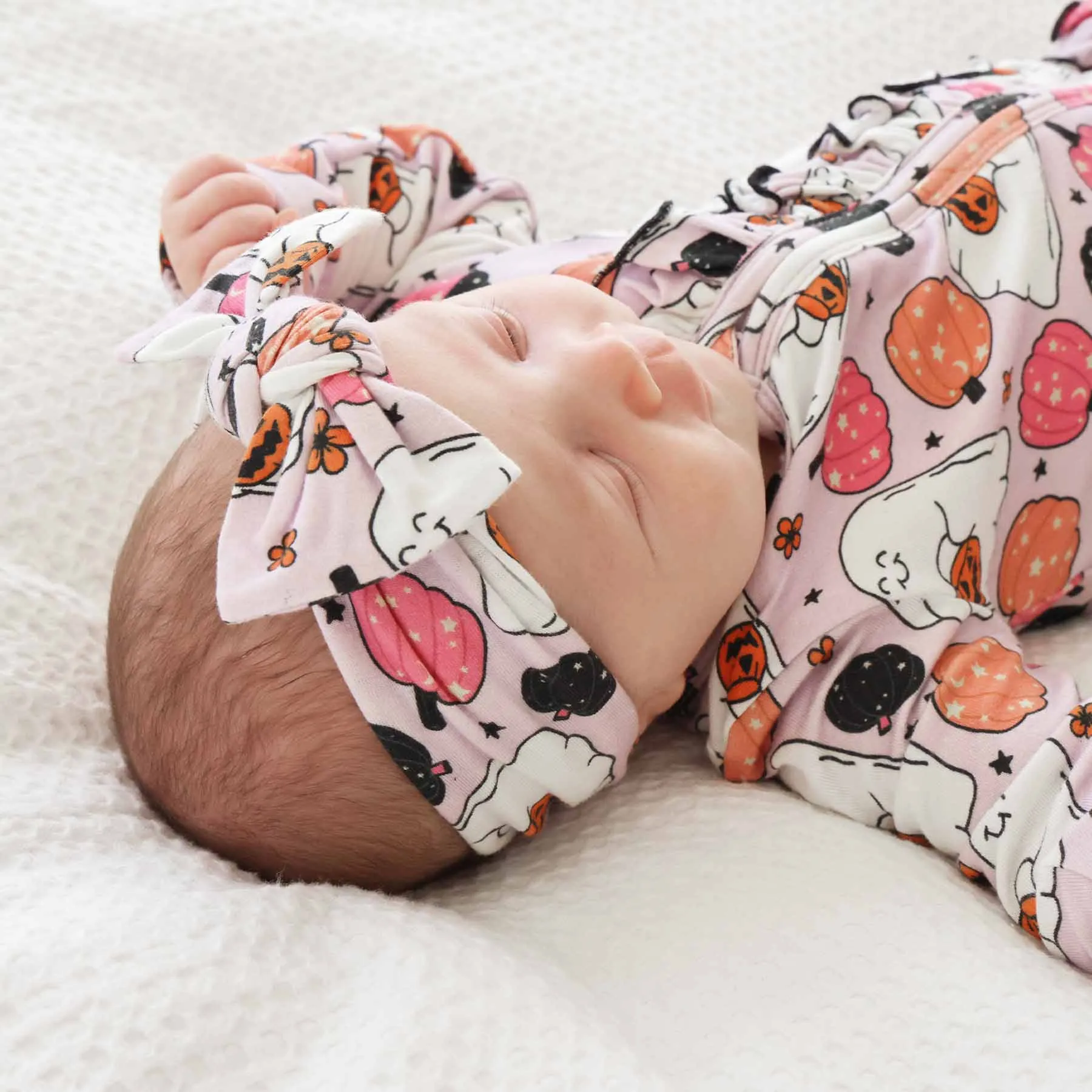 Girly Ghouls Knit Large Bow Headwrap