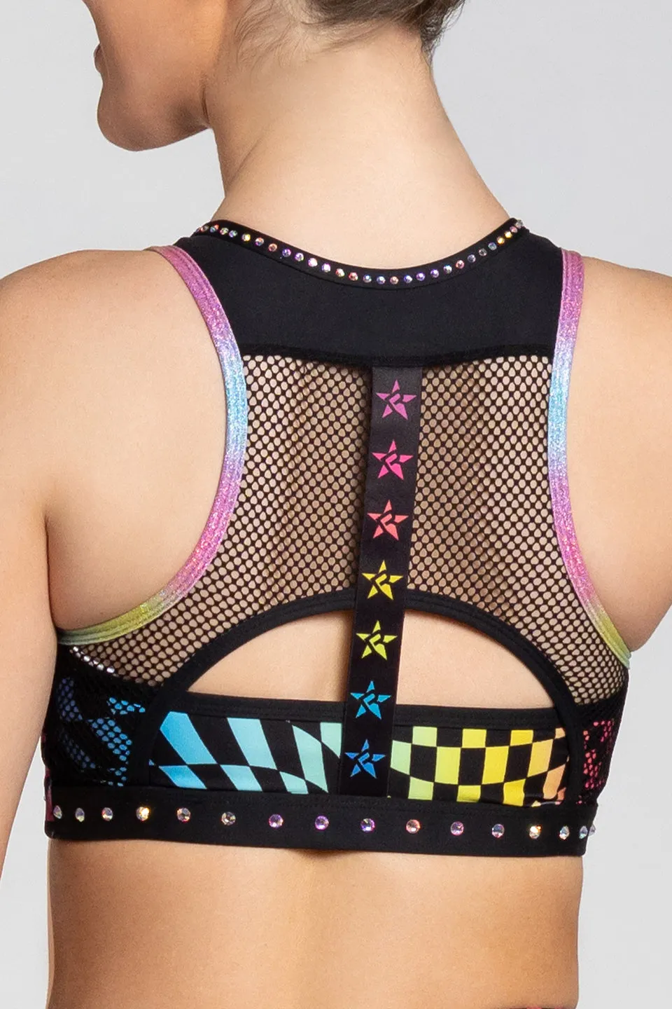Gypsy Sports Bra in Rainbow Crush