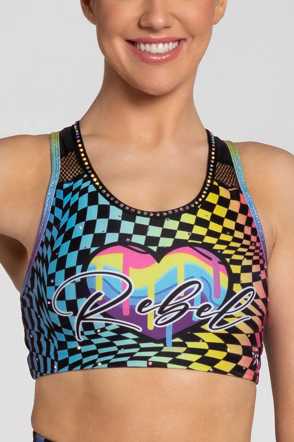 Gypsy Sports Bra in Rainbow Crush