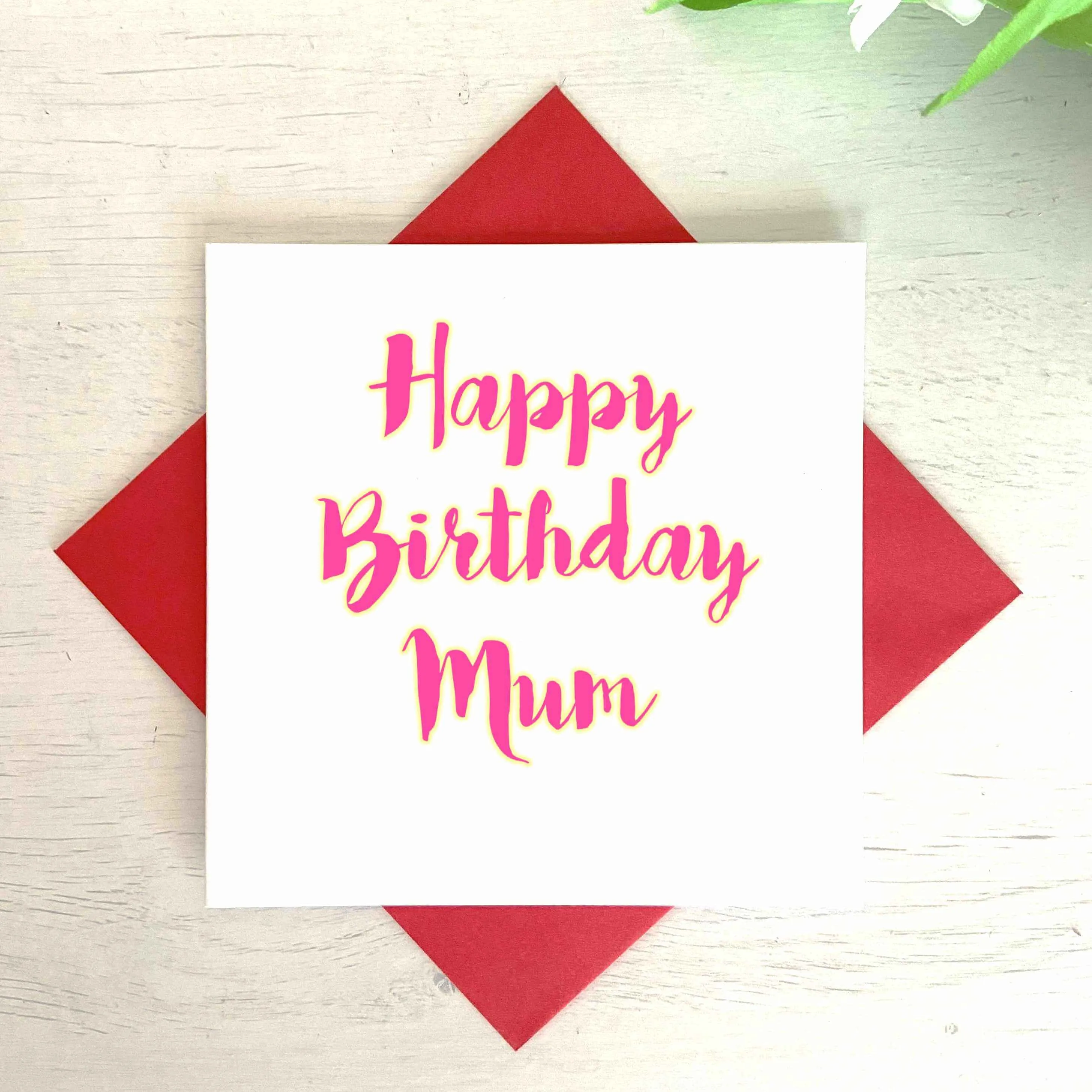 Happy Birthday Mum Card