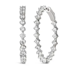 Hoops For Days 4 Carat Size
