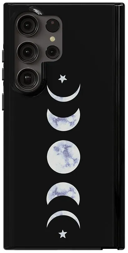 It's Just a Phase | Marble Moon Samsung Case