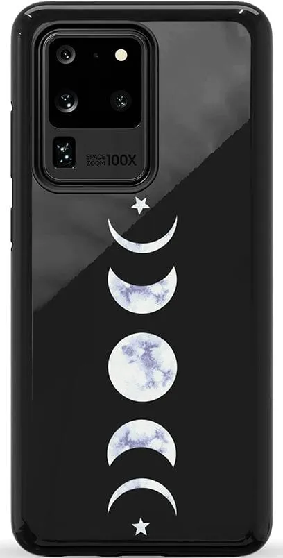 It's Just a Phase | Marble Moon Samsung Case