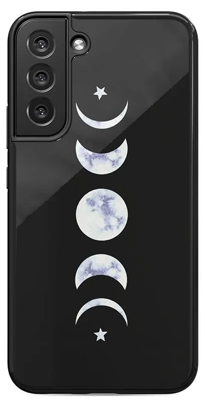 It's Just a Phase | Marble Moon Samsung Case