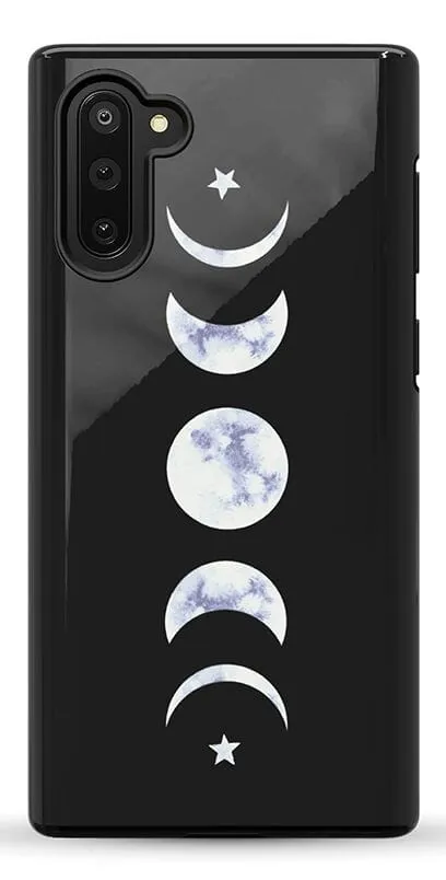 It's Just a Phase | Marble Moon Samsung Case