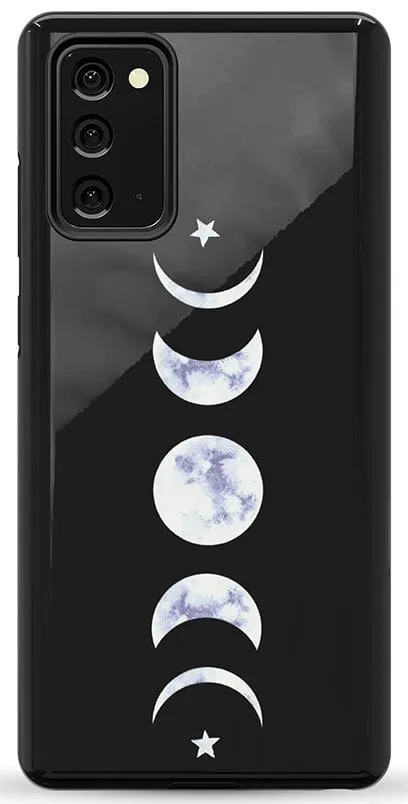 It's Just a Phase | Marble Moon Samsung Case