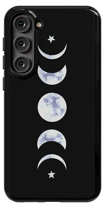 It's Just a Phase | Marble Moon Samsung Case