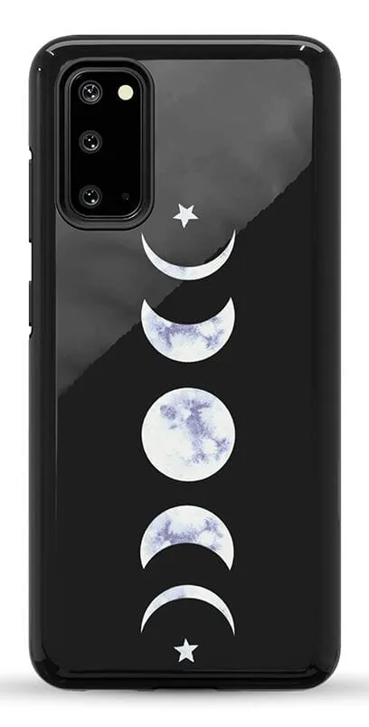 It's Just a Phase | Marble Moon Samsung Case