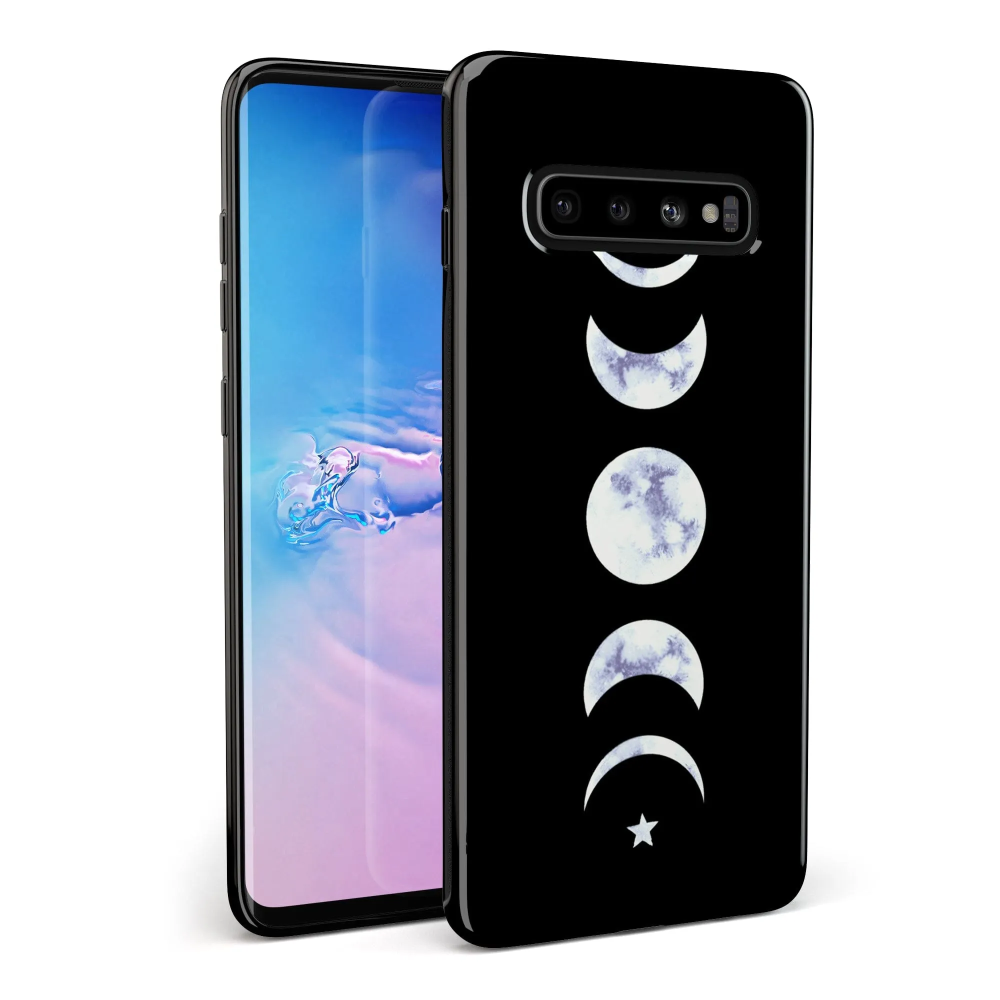 It's Just a Phase | Marble Moon Samsung Case