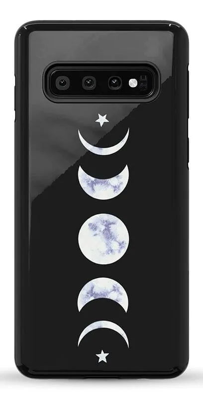 It's Just a Phase | Marble Moon Samsung Case
