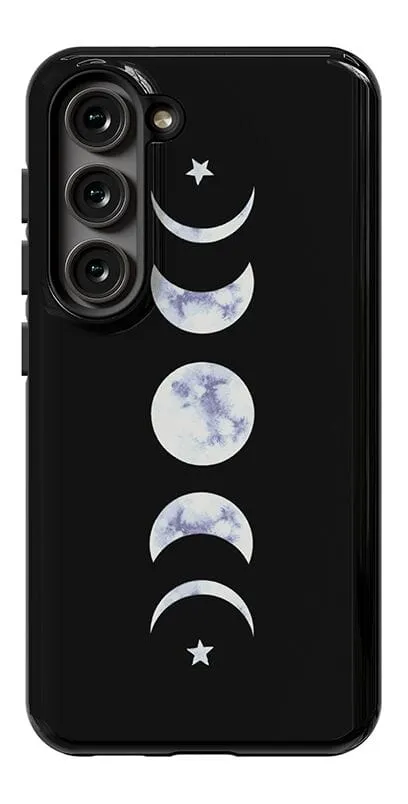 It's Just a Phase | Marble Moon Samsung Case