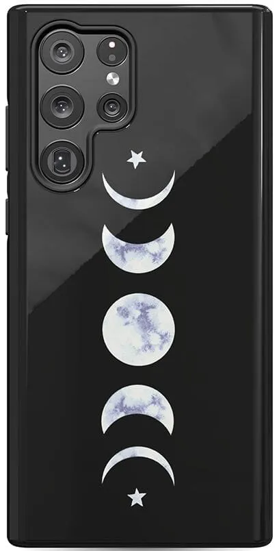 It's Just a Phase | Marble Moon Samsung Case