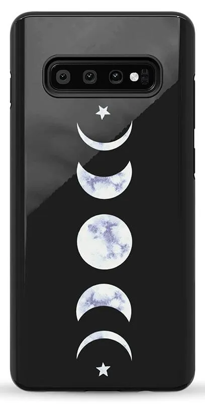 It's Just a Phase | Marble Moon Samsung Case