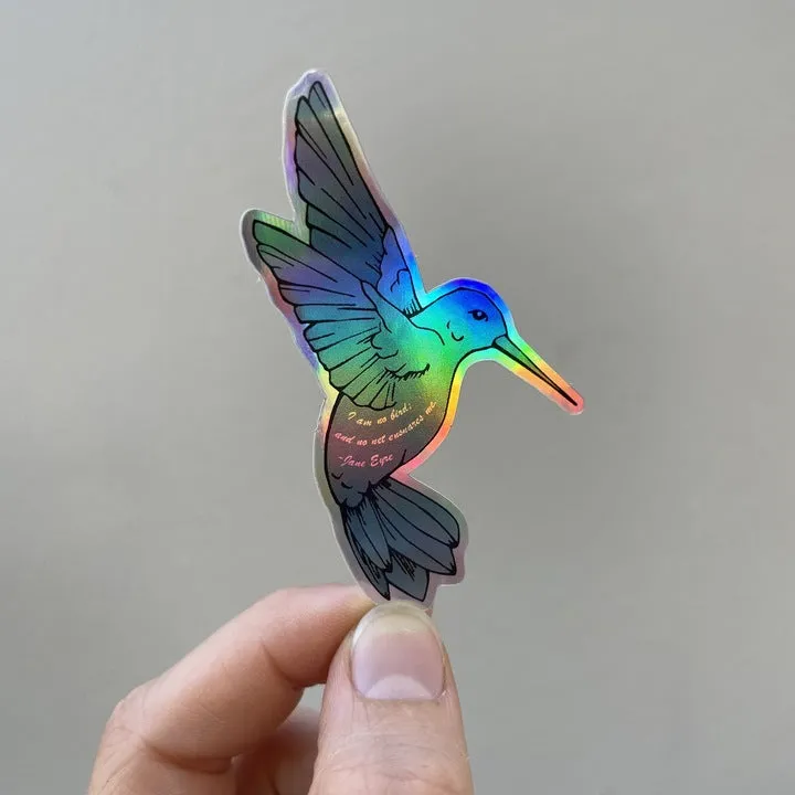 Jane Eyre Holographic Sticker